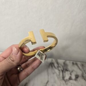 Altar'd State Gold Geometric Cuff Bracelet